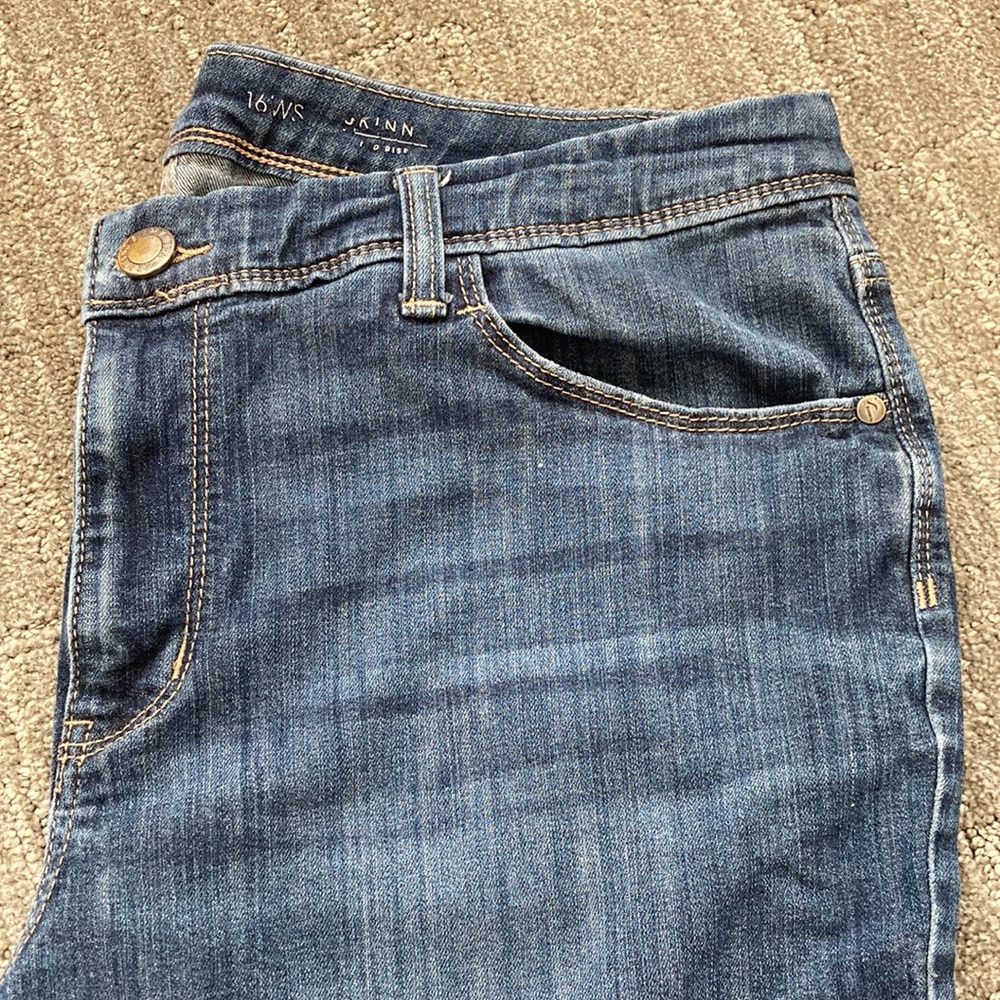 Simply Vera Vera Wang Jeans Skinny Mid-Rise 16WS - Picture 4 of 14